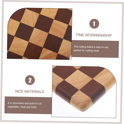 Linwnil multi-purpose reversible cutting board saves space in compact kitchens.