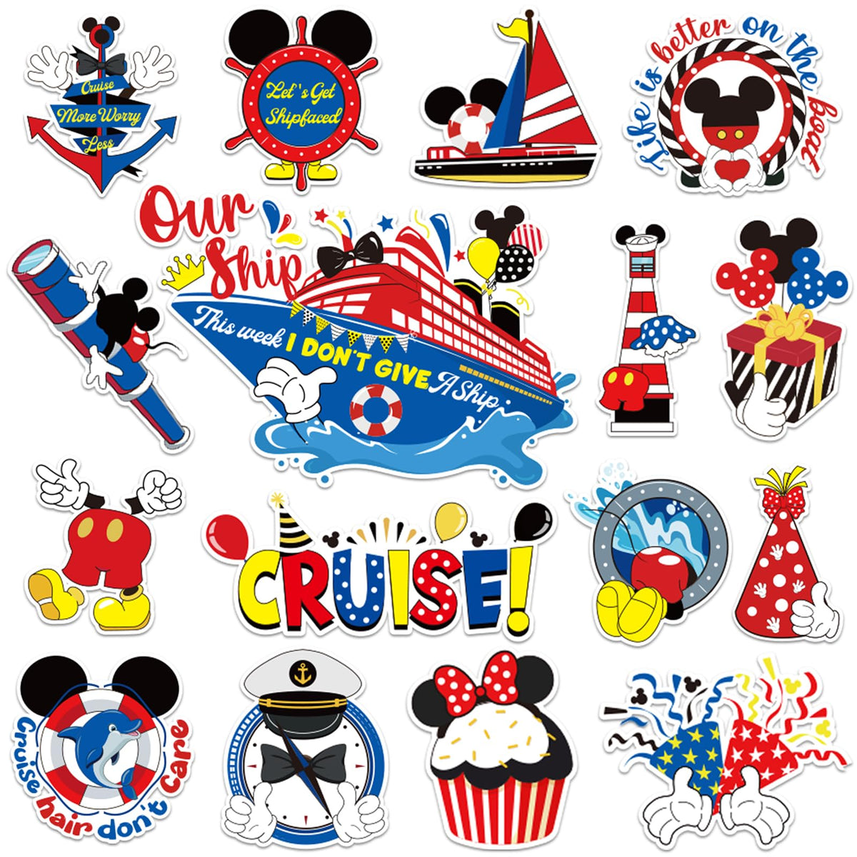 Lionoble cruise magnets featuring a ship add festive door decor and seaside vibes.