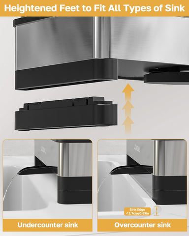 LionOnly stainless steel construction resists rust and cleans easily.