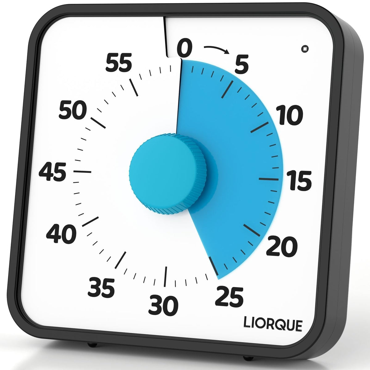 LIORQUE visual timer with a 7.5-inch display supports quick time awareness in class.