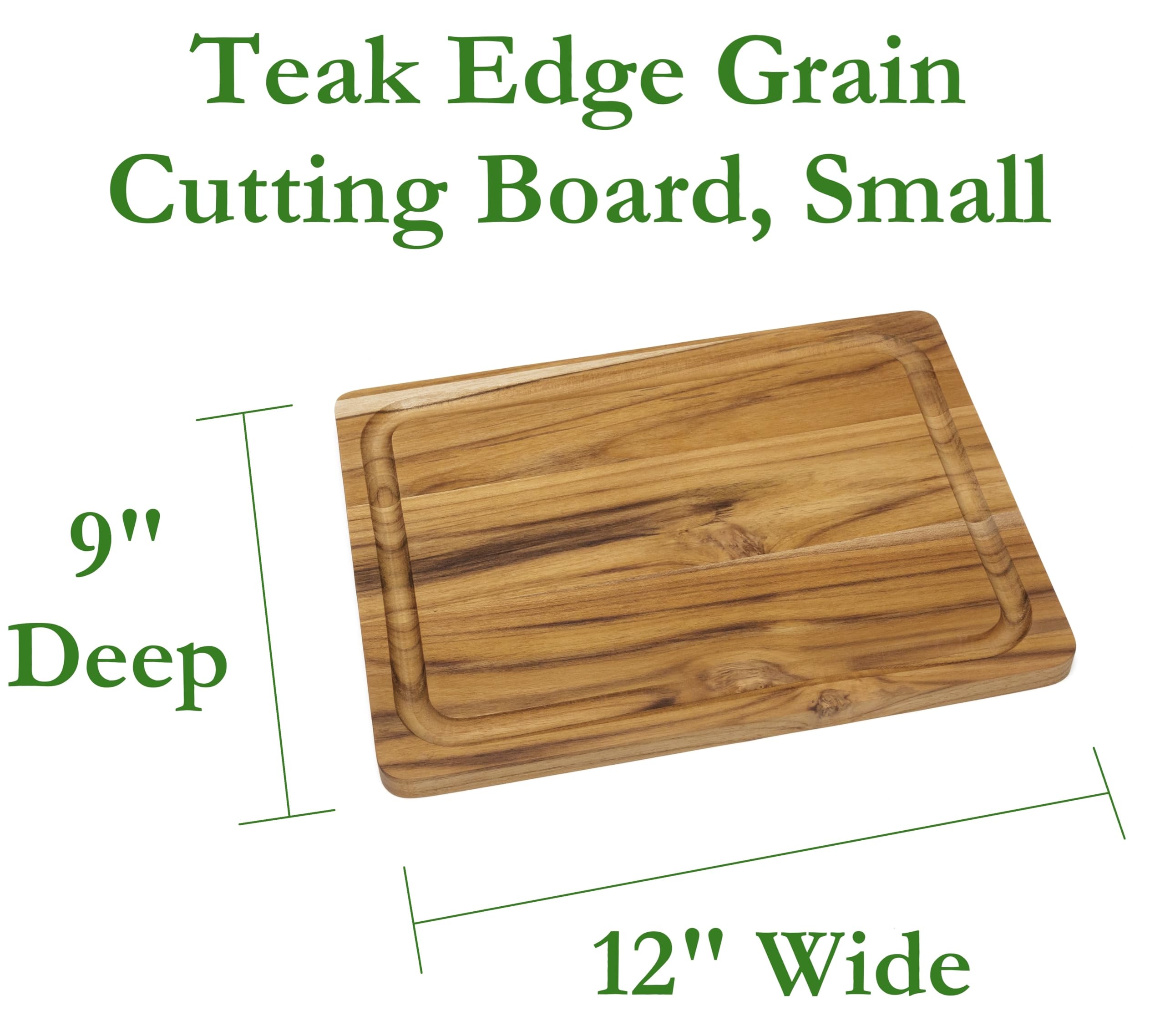 Lipper International juice groove on the board helps trap liquids