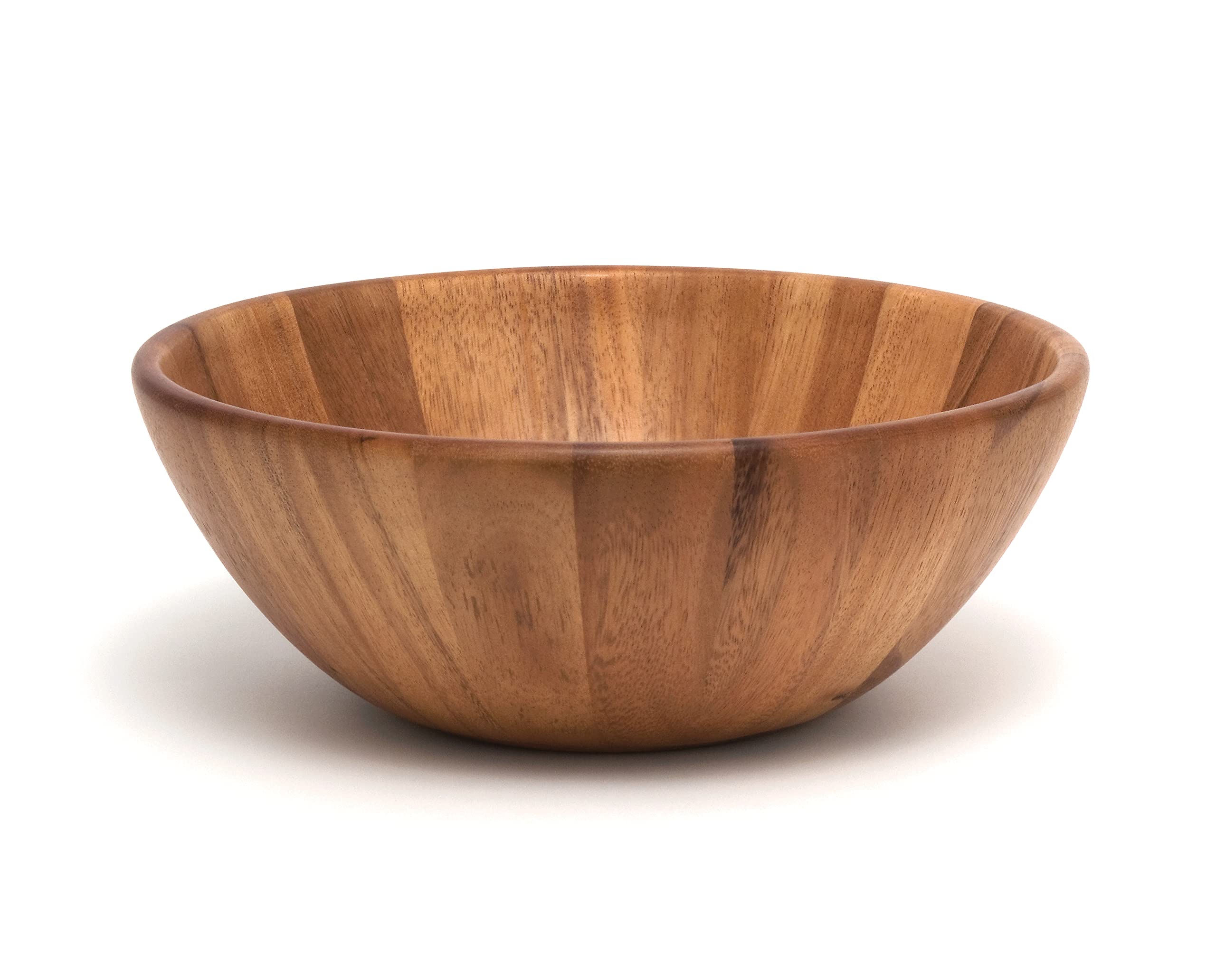 Lipper International Acacia Round Flair Bowl as a stylish centerpiece for fresh fruit.