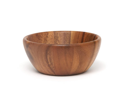 Lipper International acacia round flair bowl featuring fruit as an elegant centerpiece.