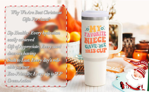 LiqCool 40 Oz Cream insulation image highlights long-lasting warm or cold beverages.