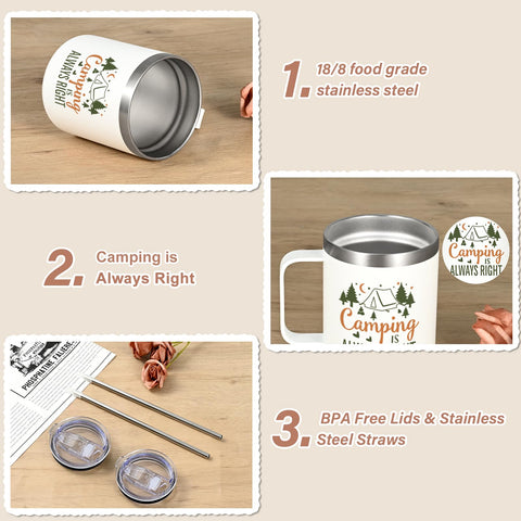 LiqCool cleaning brushes included with mug set for easy maintenance