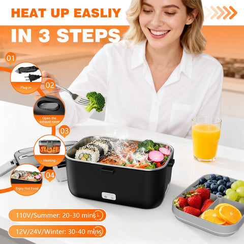 LISHZEN insulated carry bag protects meals during travel.