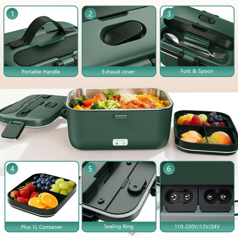 LISHZEN leak-proof lid with silicone seal prevents spills during transport.