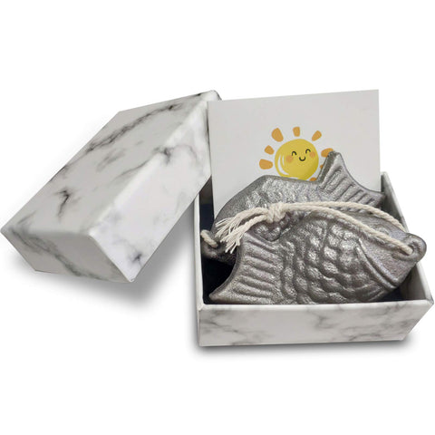 Lisol Iron Fish storage tips for drying after use.