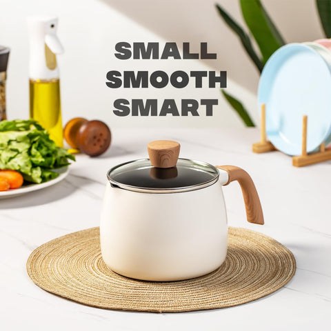 LISOS sauce pan easy-clean design simplifies post-cook cleanup