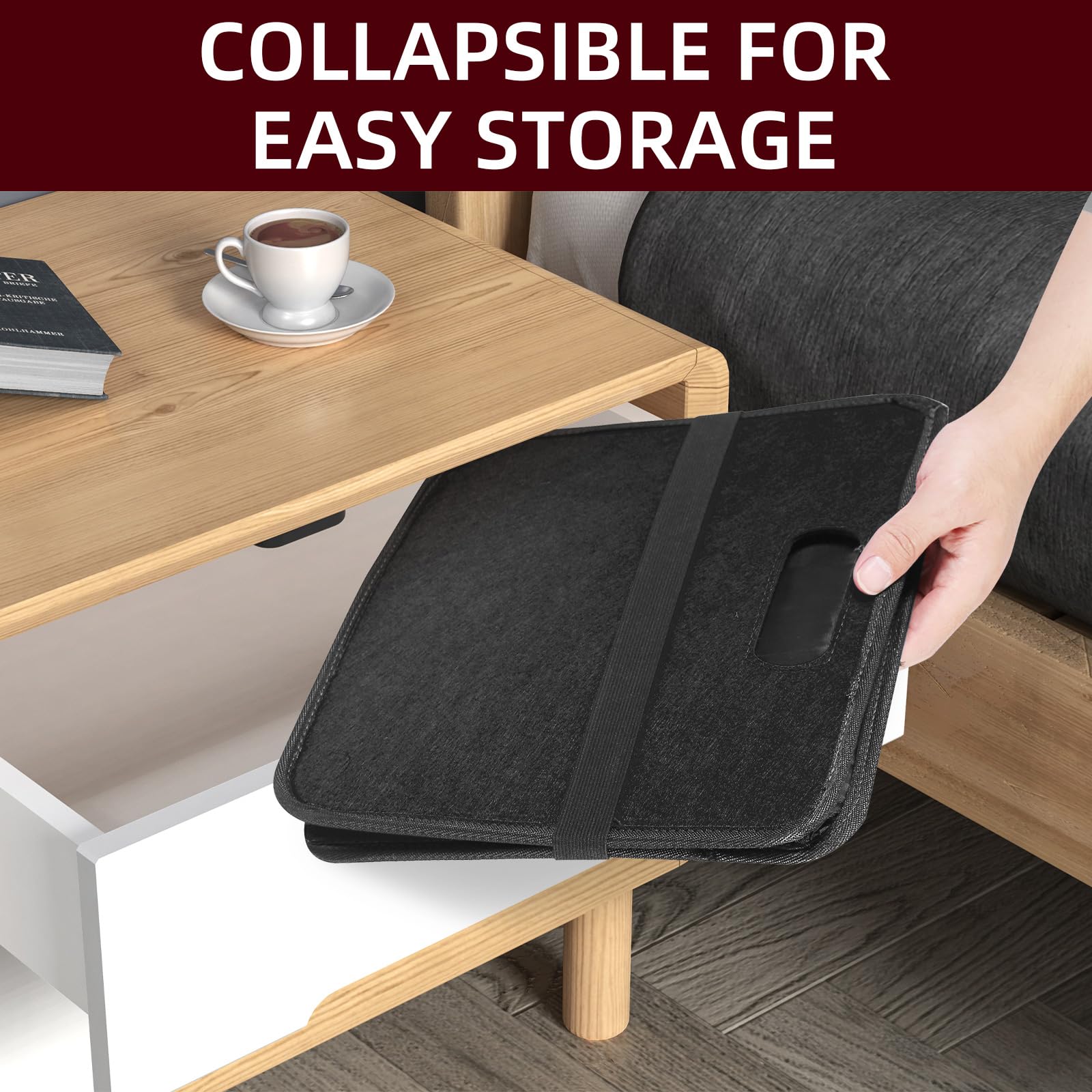 LITLANDSTAR collapsible wine carrier gift-ready design ideal for wine lovers.
