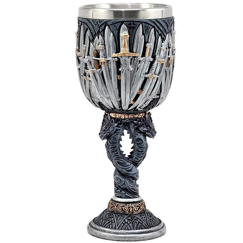 LitLife wine drip ring collar adds dramatic wine presentation to the goblet.