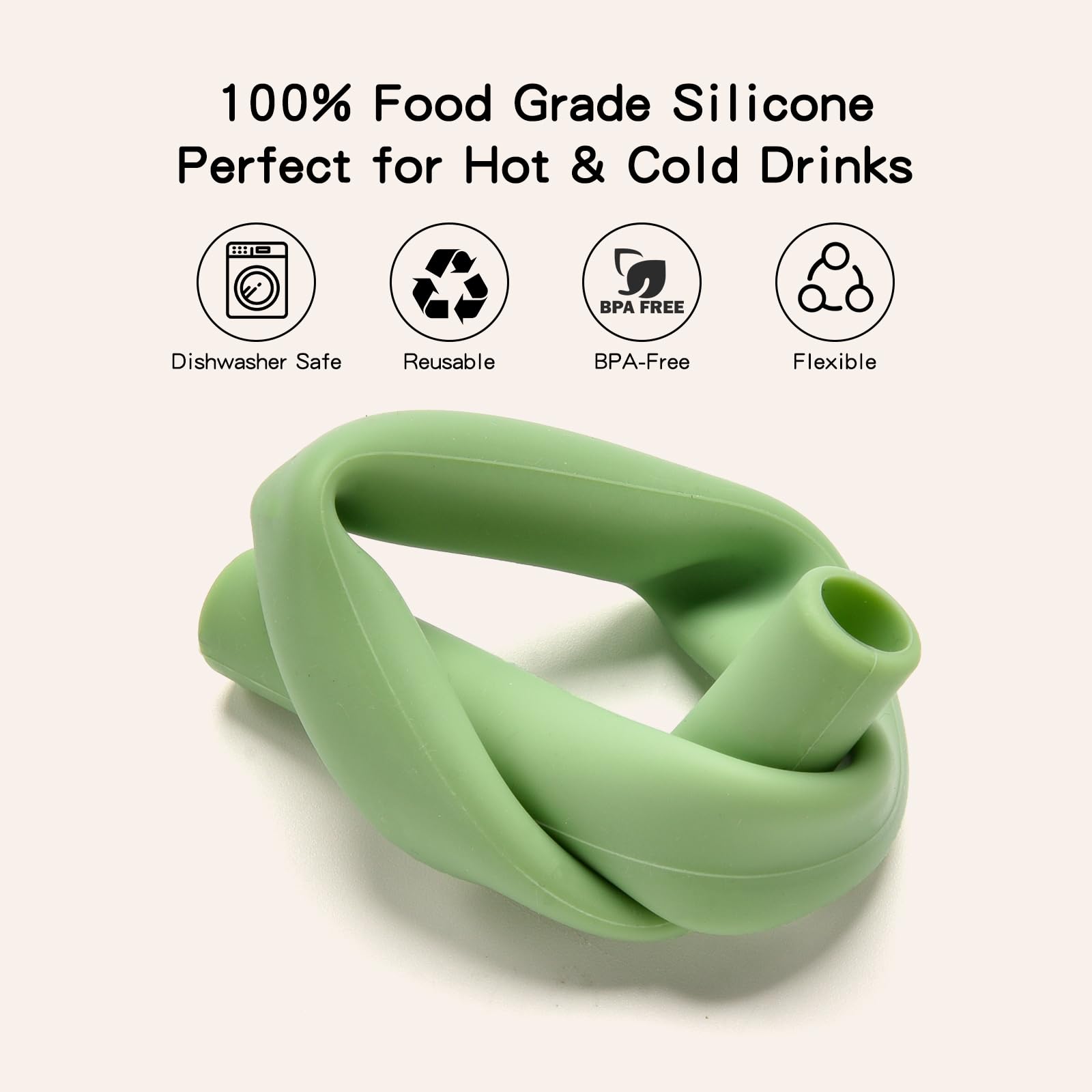 Little Rawr dishwasher-safe silicone straw for quick cleanup