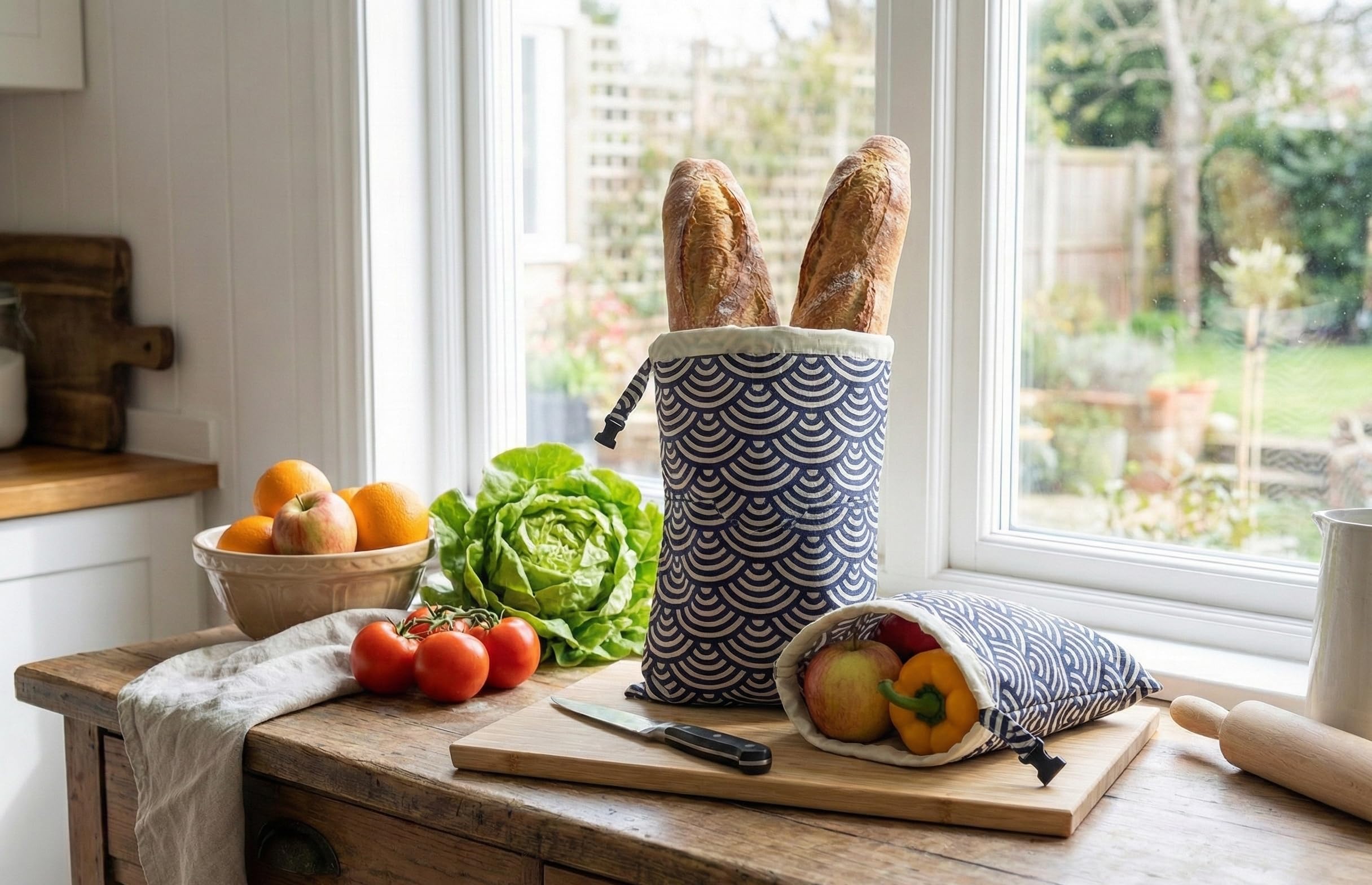 LittleMiddle cotton beeswax blend creates a simple, natural storage solution.
