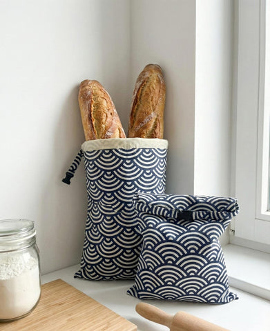 LittleMiddle reusable bread bags are washable and designed for repeated use.