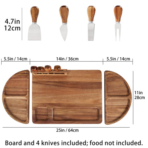 LiTY 3-piece set grand platter configuration demonstrates versatile serving options