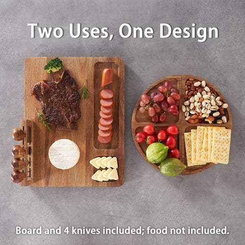 LiTY magnetic knife holder keeps four knives neat and accessible