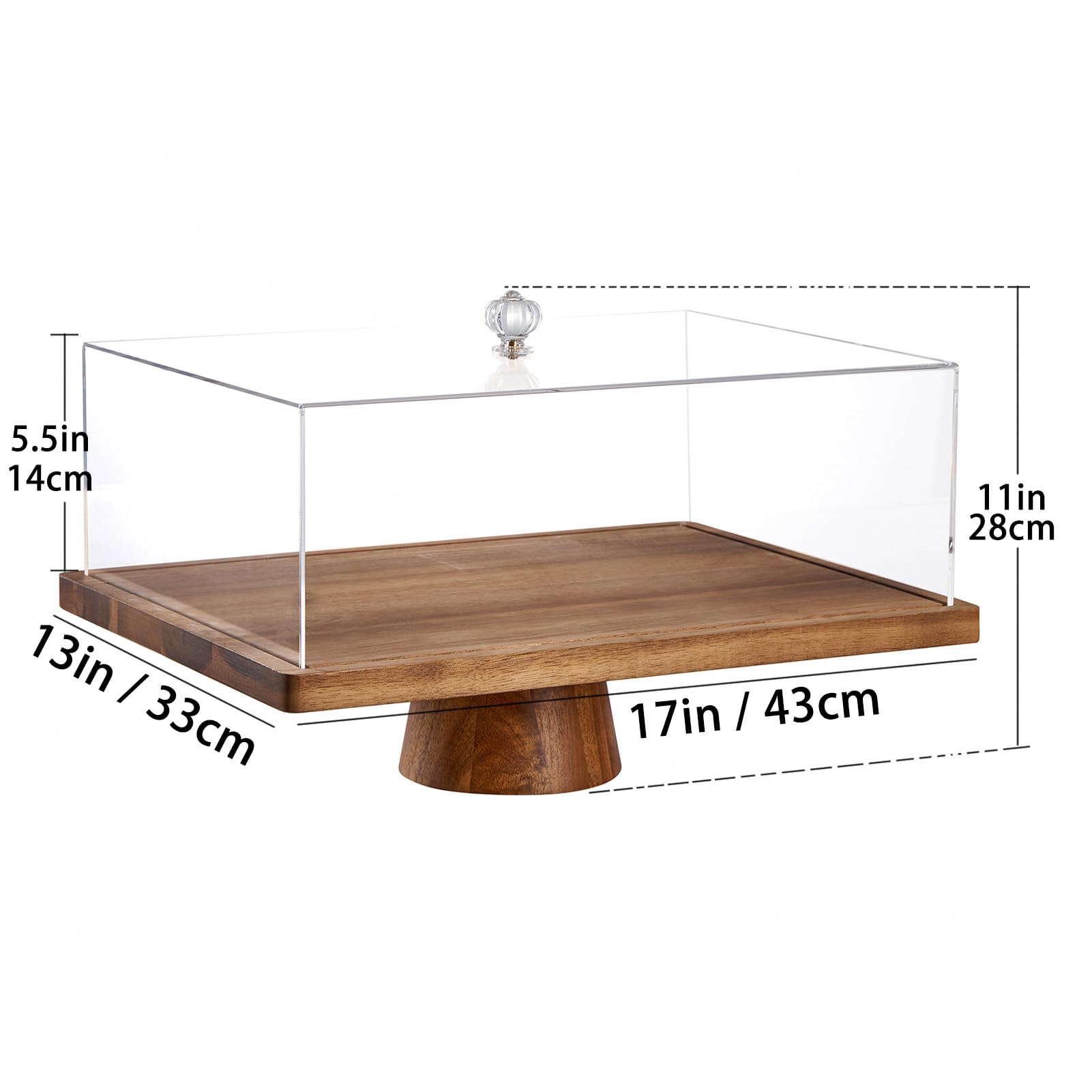 LiTY versatile serving setup for cheese, fruit, and pastries.