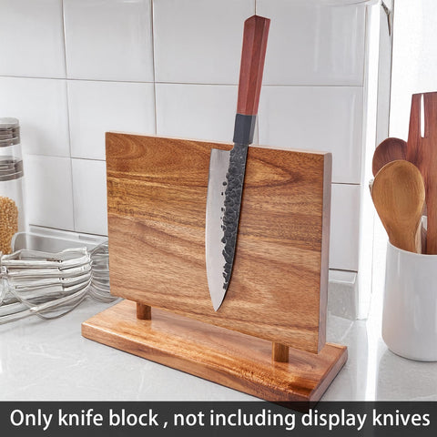 LiTY vertical storage design frees counter space while keeping knives within reach