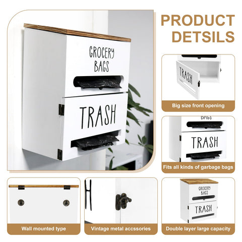 Liuceny double-layer design provides ample storage for bags and tools.