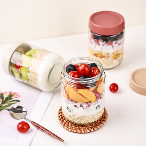 Liuruiyu 16oz jar with wide mouth for easy filling and cleaning.