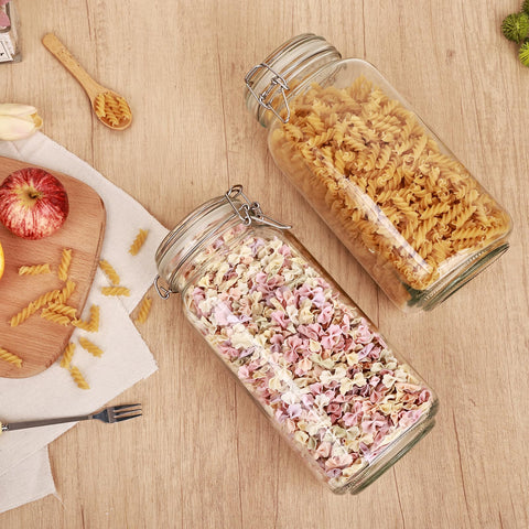 Liuruiyu airtight clamp lid keeps pantry items protected from moisture