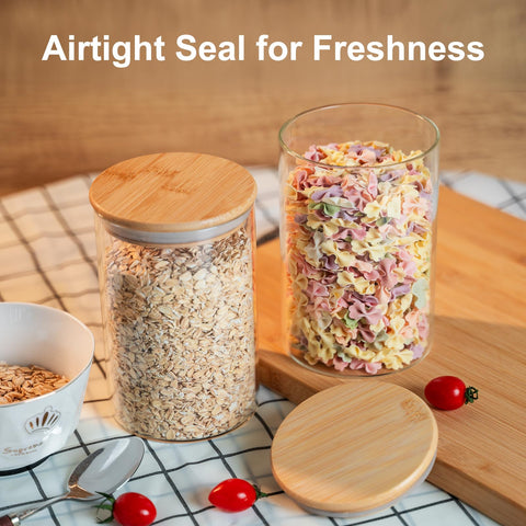 Liuruiyu airtight lids keep snacks fresh longer, ideal for pantry staples.