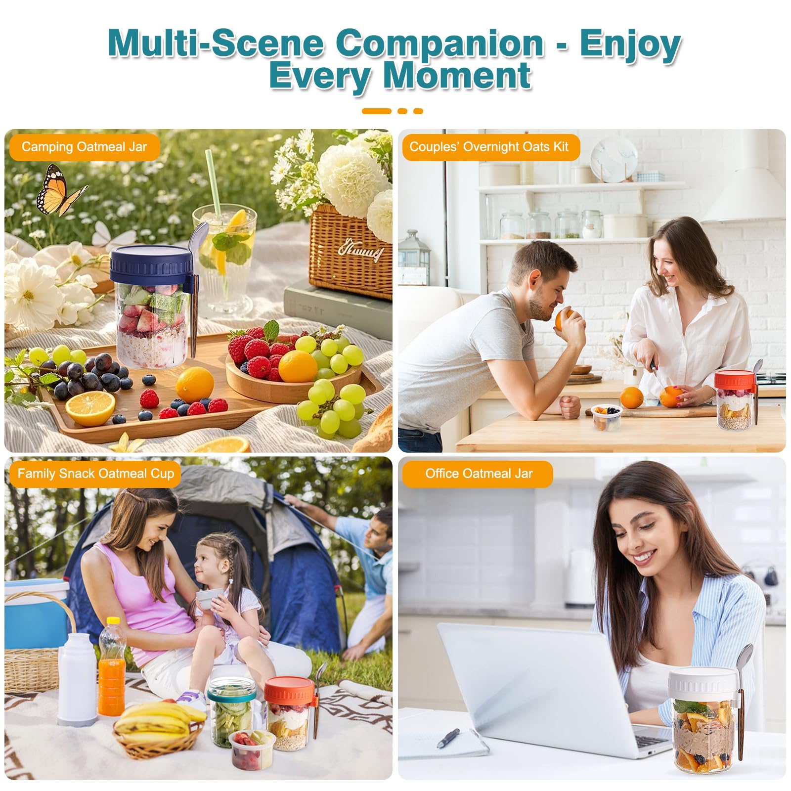 Liuruiyu chia pudding jar ready for prep and storage