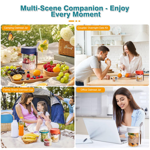 Liuruiyu chia pudding jar ready for prep and storage