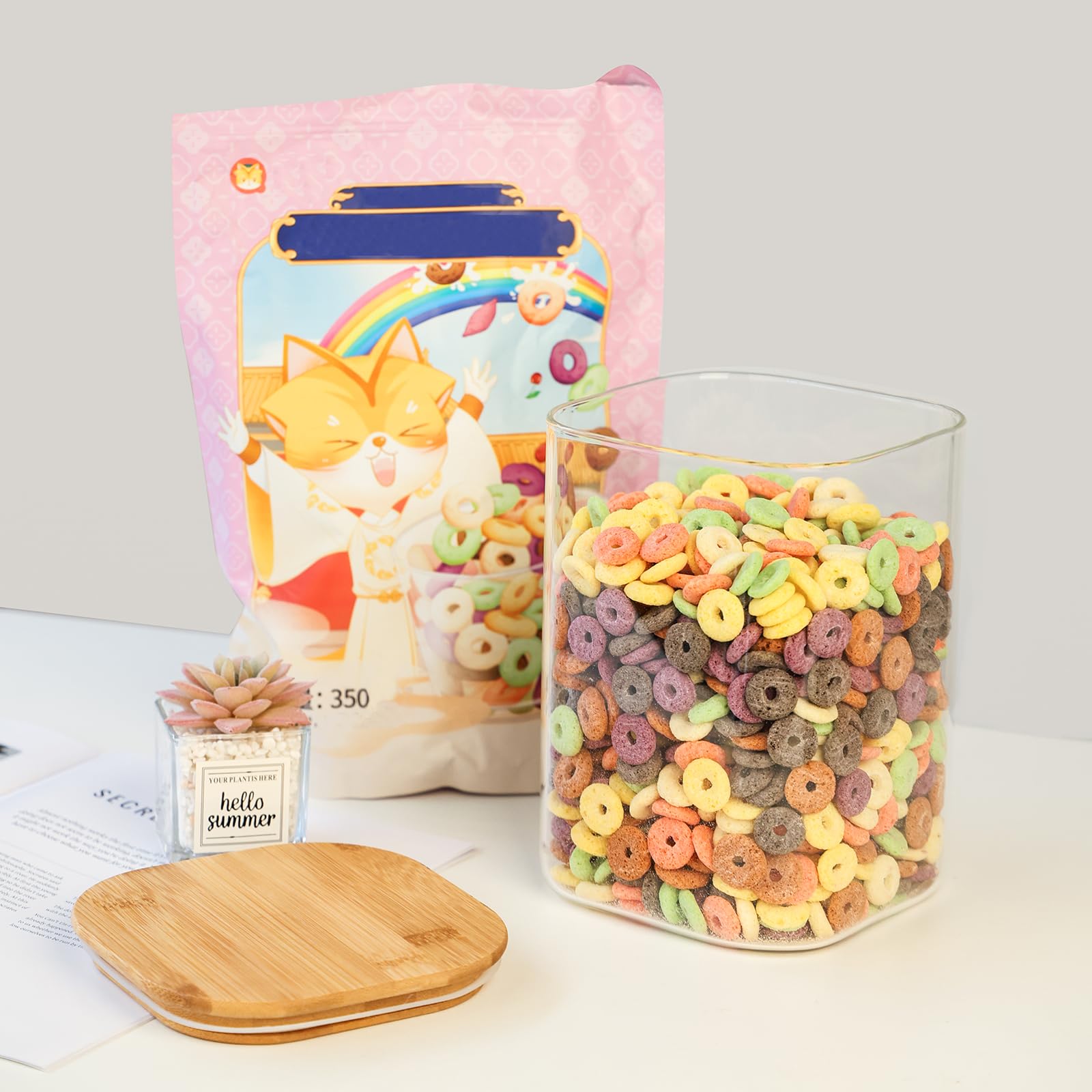 Liuruiyu dishwasher-safe jars simplify cleanup after use.