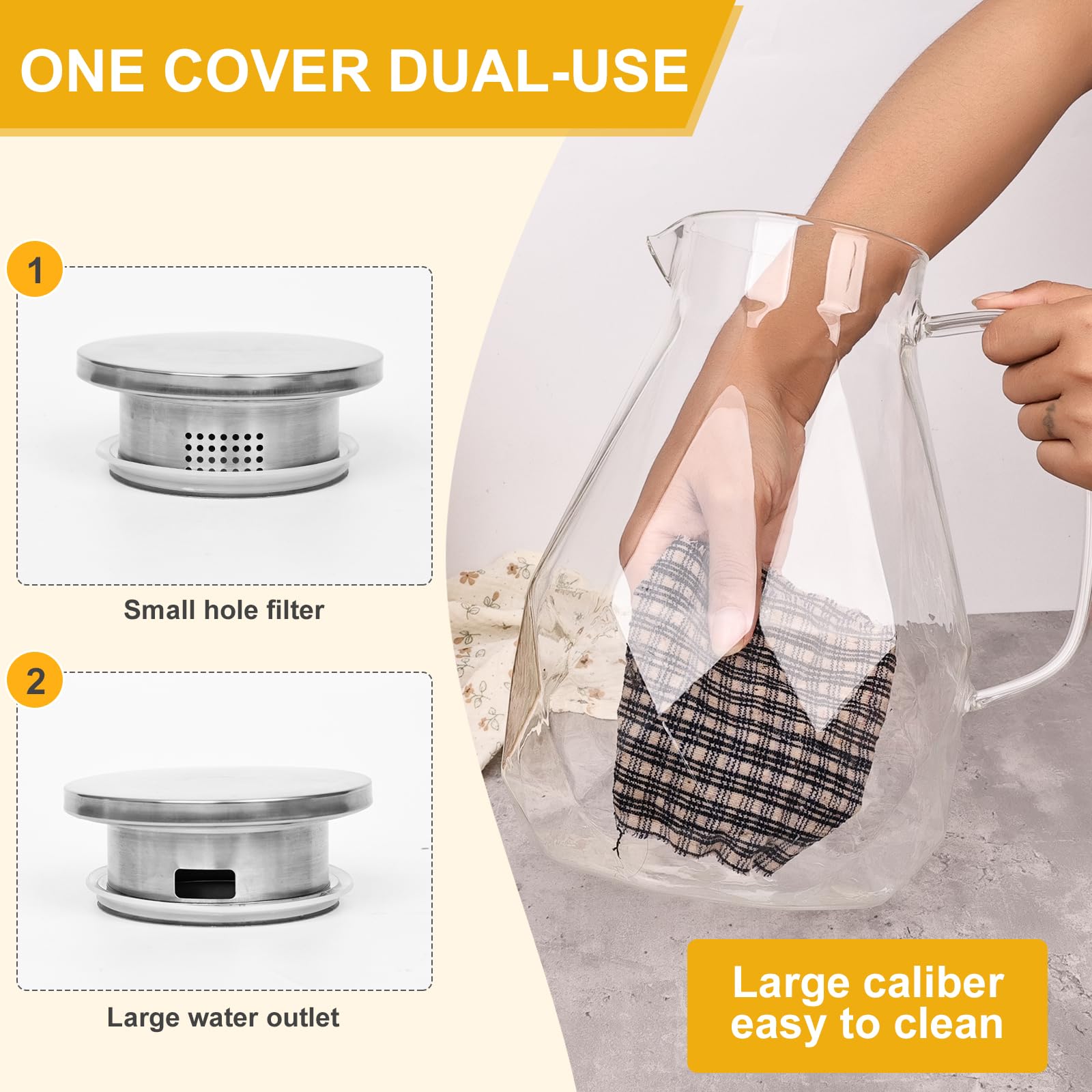 Liuruiyu Glass Pitcher dishwasher-safe for effortless cleanup
