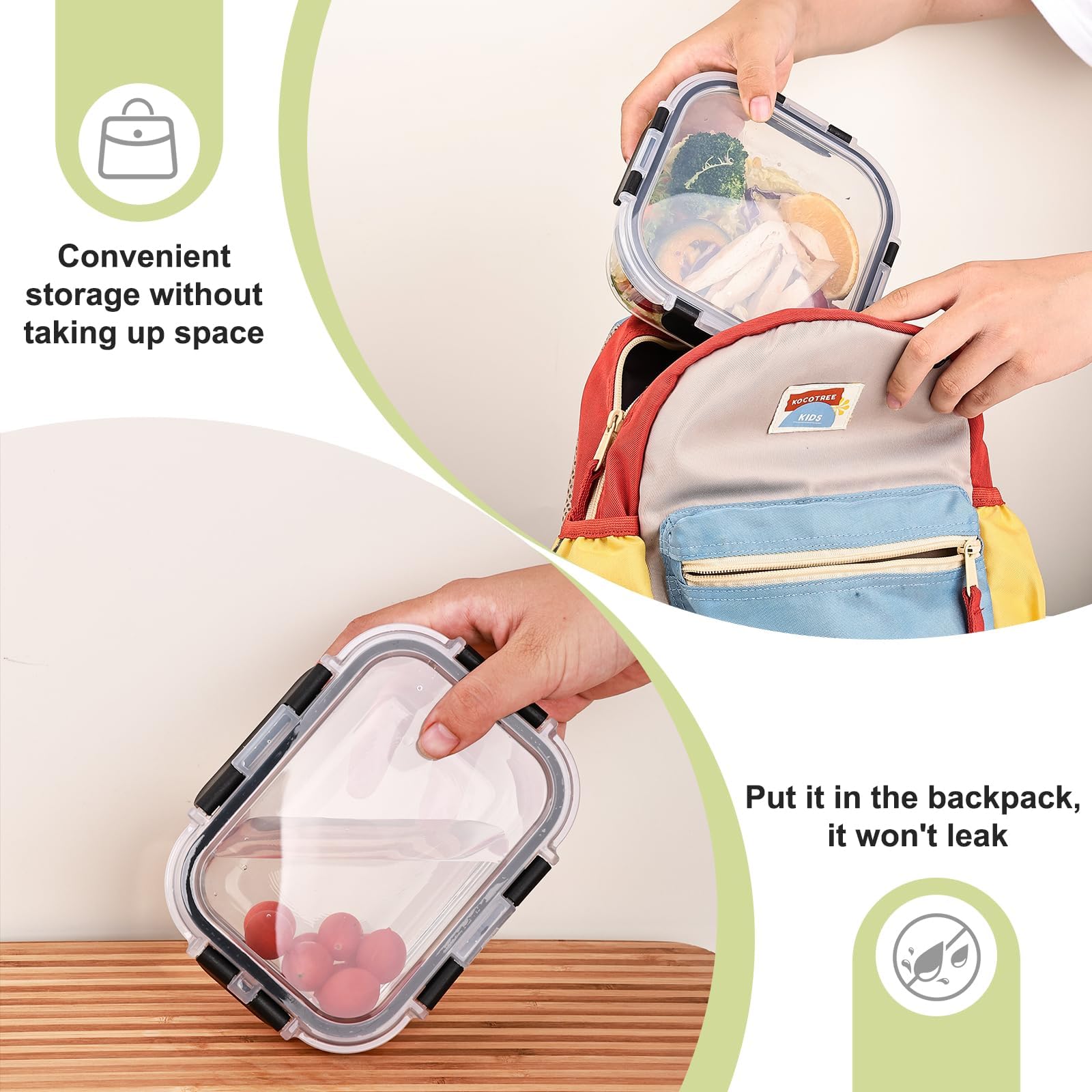 Liuruiyu assorted sizes ideal for portion control and meal prep