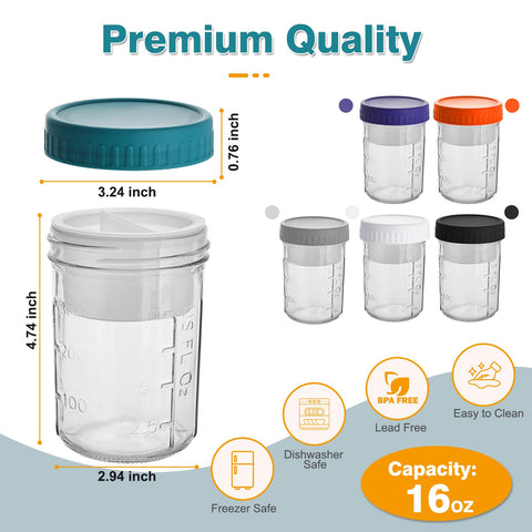 Liuruiyu jar with removable compartments for customized meals