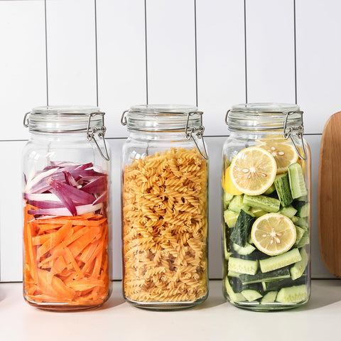 Liuruiyu square mason jar with wide opening for simple scooping