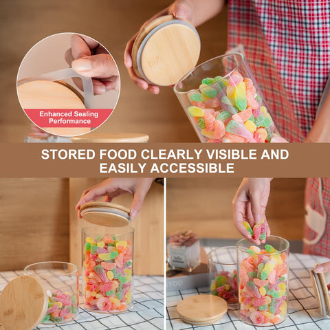 Liuruiyu bamboo lid aesthetic upgrade for cupboards and countertops.