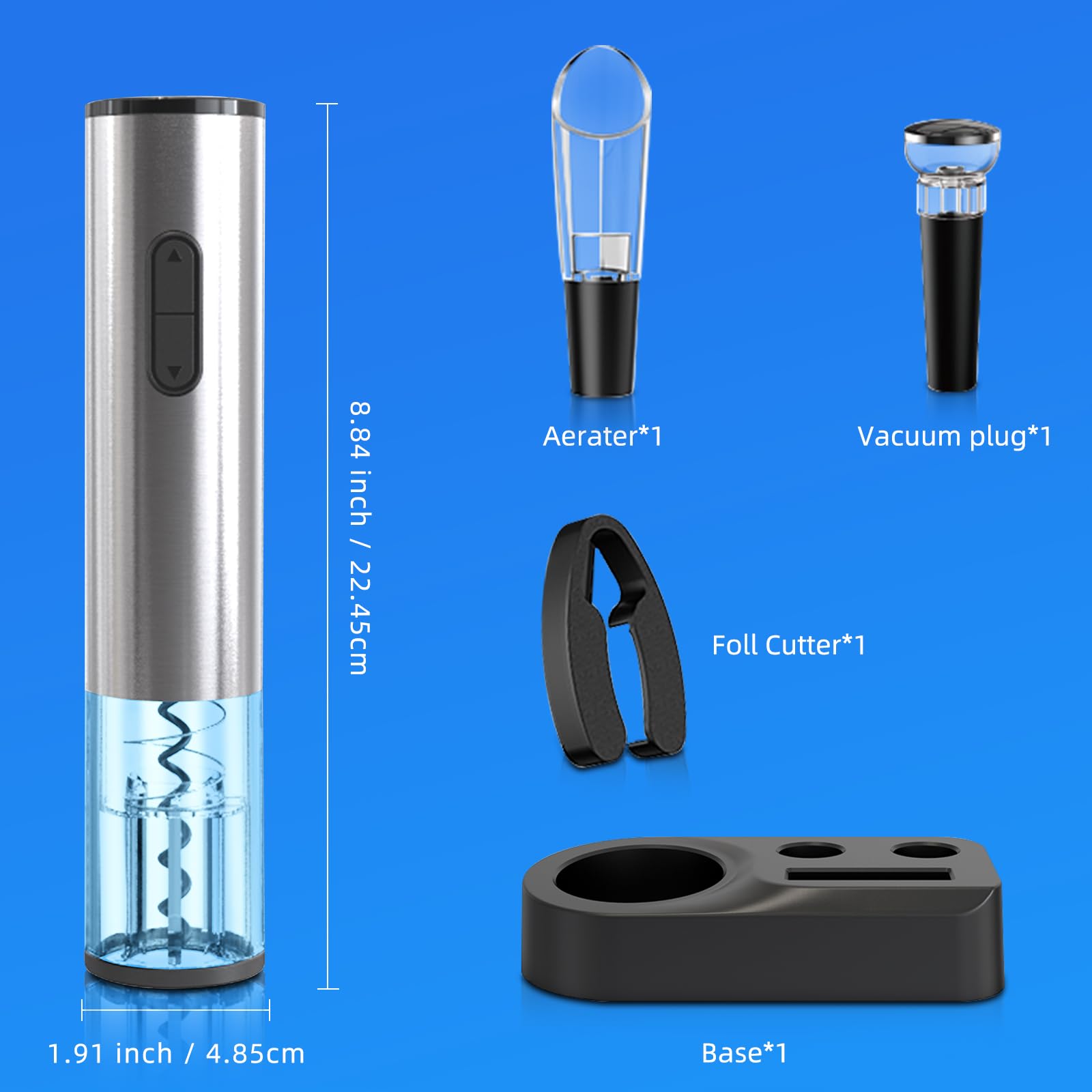 Liuzouwin electric wine opener in action, easy bottle opening for gatherings.