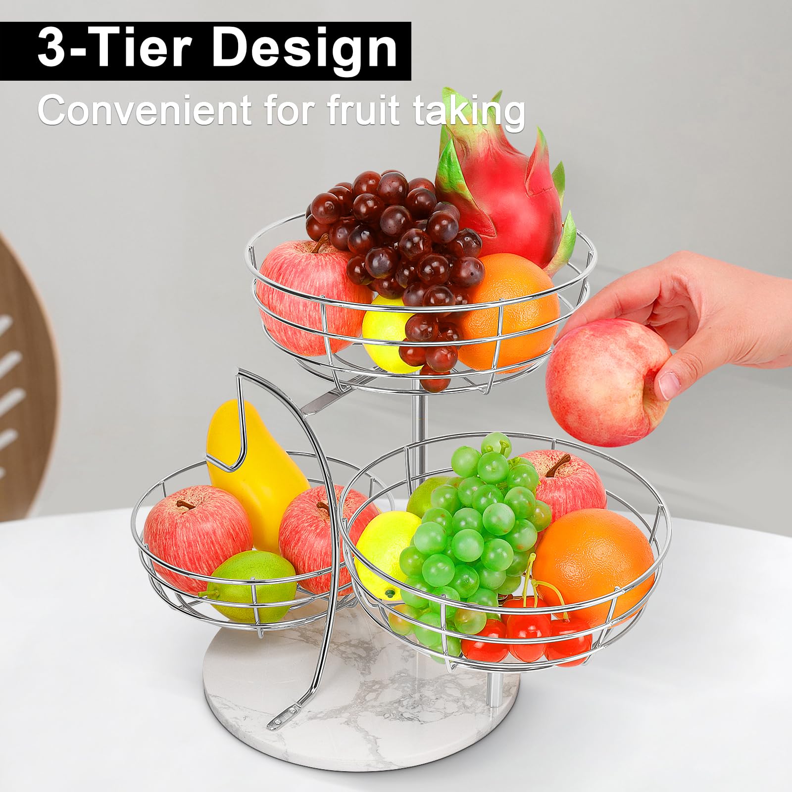 Livabber bread and snack storage on a stylish kitchen rack
