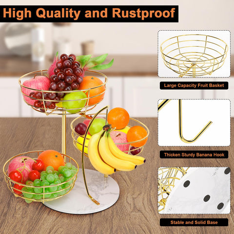 Livabber daily-use fruit basket for easy access to snacks and produce.