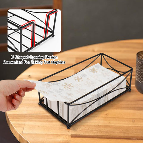 Livabber napkin holder in dining room setup with modern decor