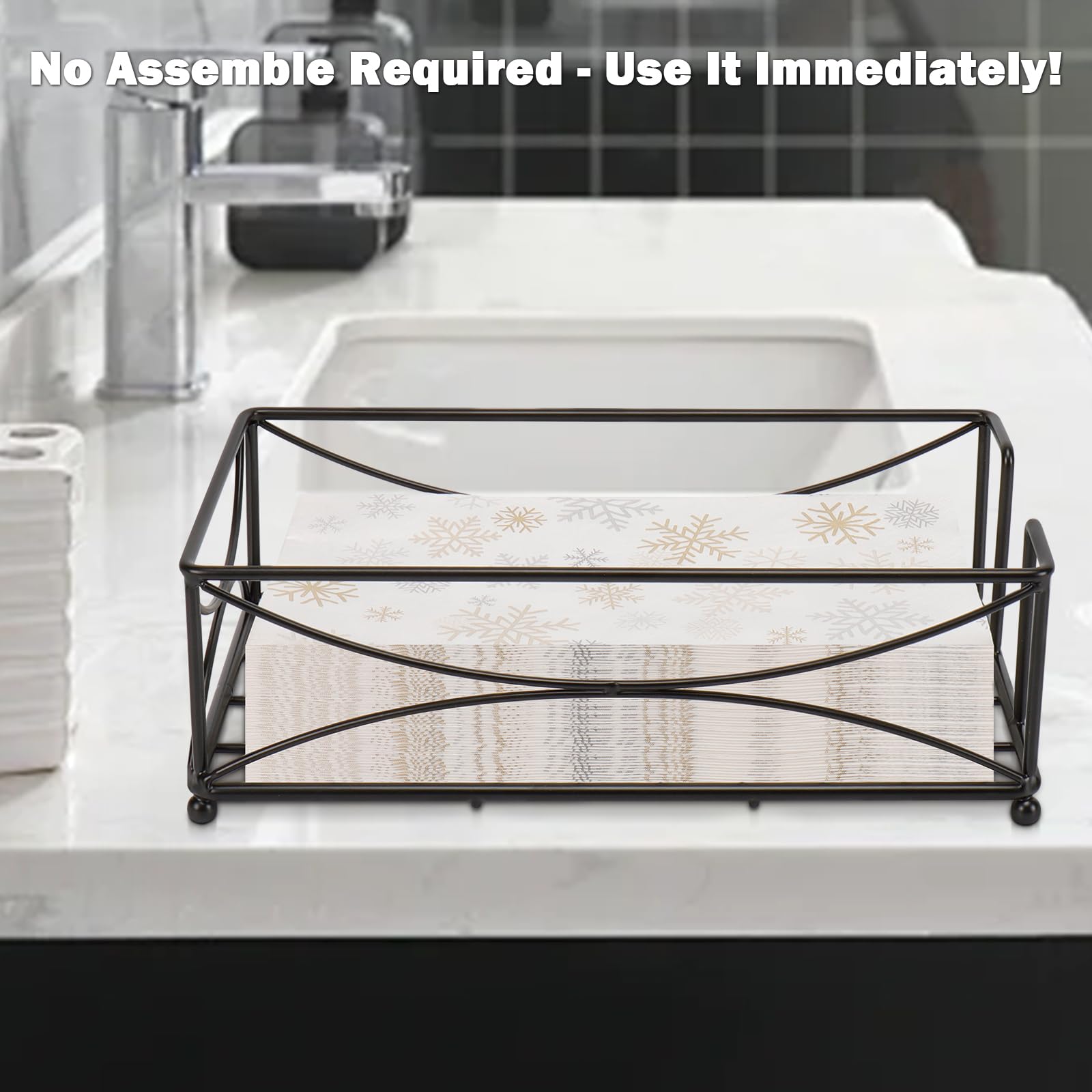 Livabber weighted base keeps napkins steady during use