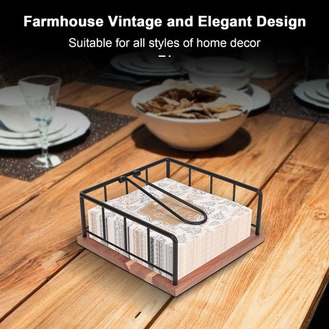 Livabber on kitchen counter demonstrates freestanding design for quick napkin access.