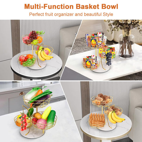 Livabber marble-base design provides stable support for heavy fruit loads.