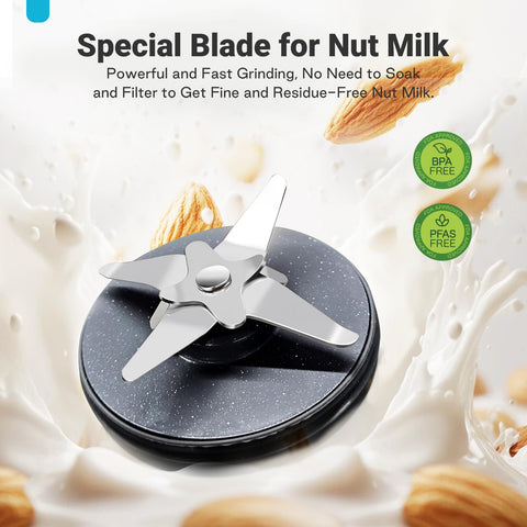 Livatro device demonstrates 12 in 1 programs for soy almond and oat milks at home
