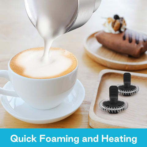 Livatro dishwasher-safe milk frother whisk for easy cleaning