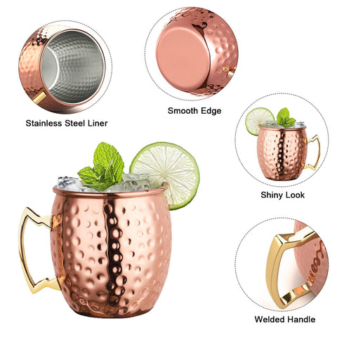 LIVEHITOP handcrafted mugs feature a vintage design for stylish cocktails.