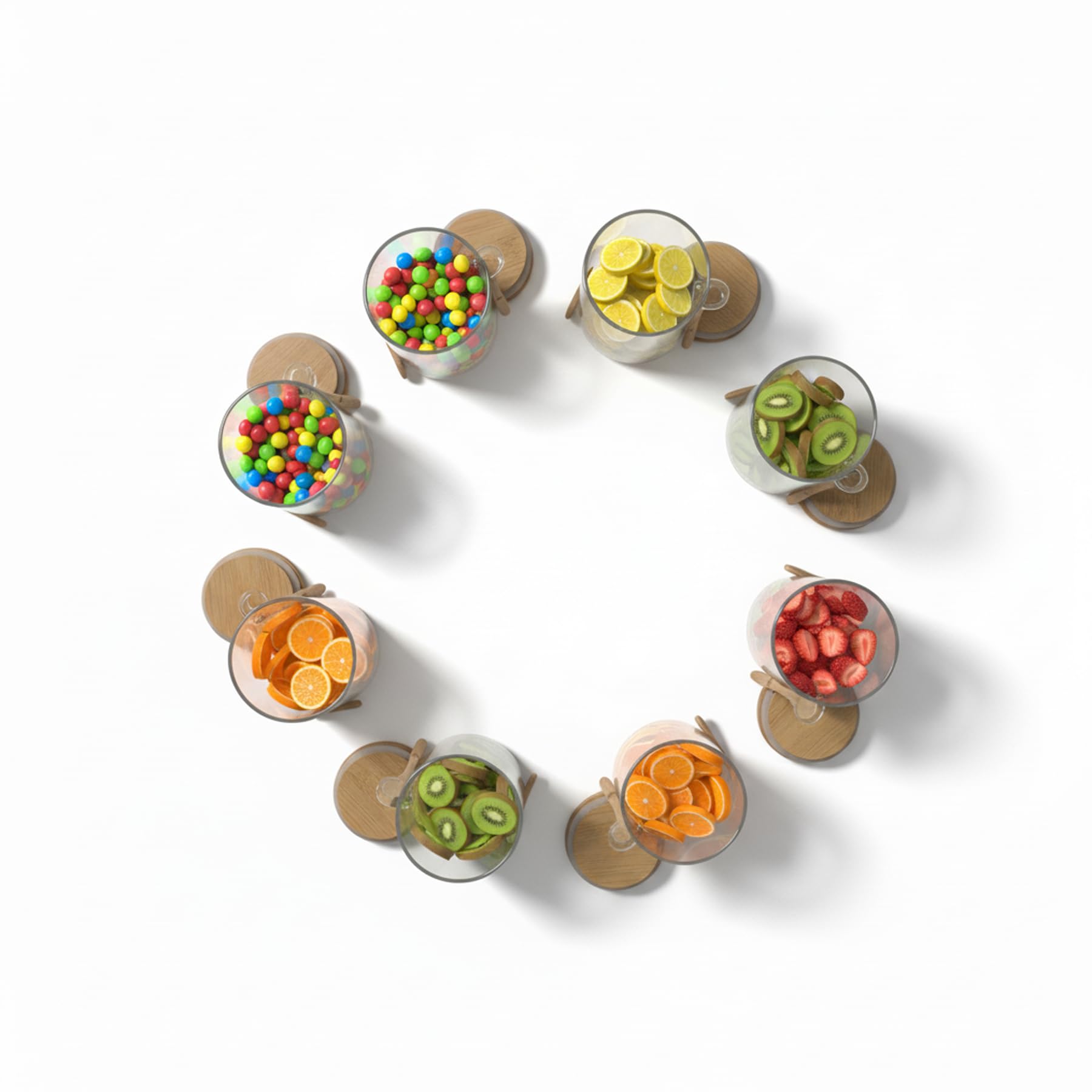 Livejun decorative jars elevate countertops with natural appeal.