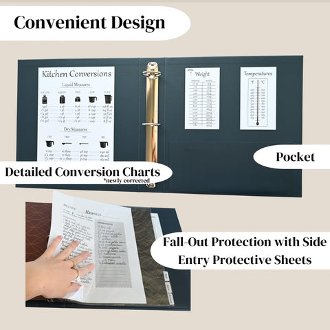 Liv'in Free clear protective sleeves guard pages from spills.