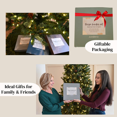 Liv'in Free gift box packaging makes a thoughtful kitchen gift.