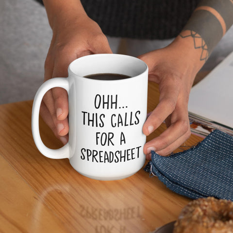 Livinges Office desk setting shows the mug ready for coffee or tea breaks.
