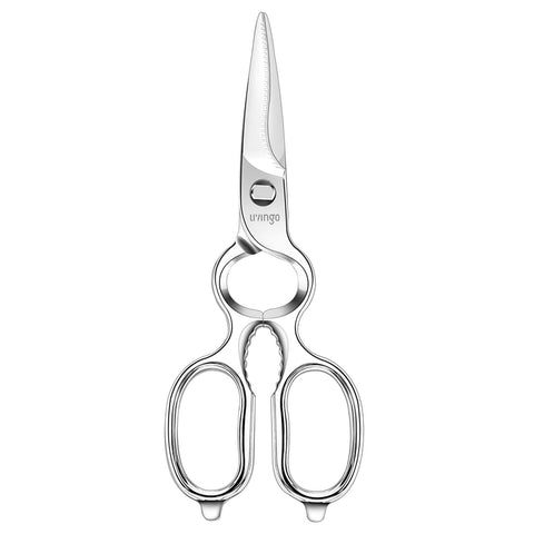 LIVINGO Kitchen Forged Shears 8.5-inch blades for sturdy all-purpose cutting.