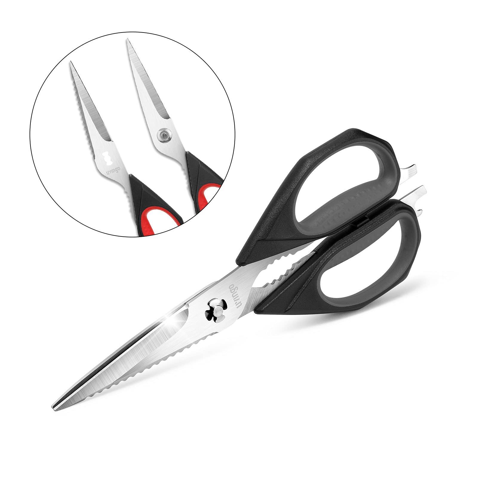 LIVINGO comfort-grip handles suit left and right-handed users.